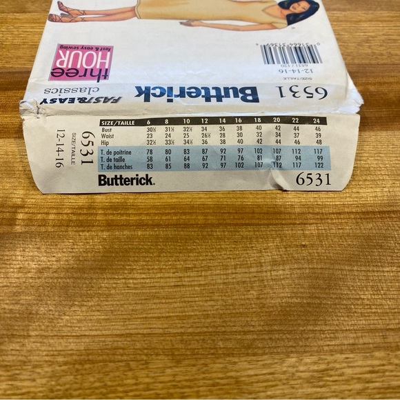 2 for 22 🧵 Butterick 🧵 Sewing Pattern 6531 - Picture 5 of 5